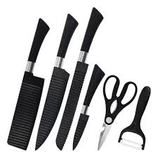 Miniatura 2 de KIT DE CUCHILLOS 6 PIEZAS NEGRO